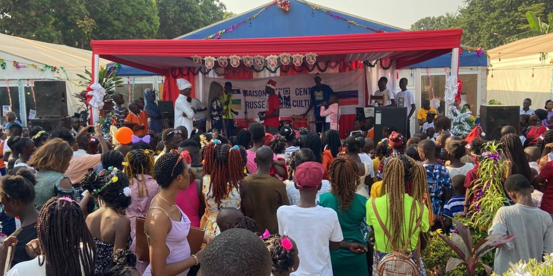 La Maison Russe de Bangui transformée en véritable épicentre des festivités