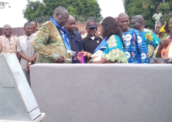 Le Président Touadéra et la Fédération de Russie dotent le quartier Guitilobé de l’eau potable