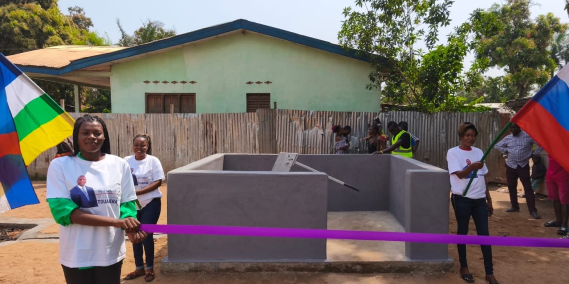 Les quartiers Sapéké 1 et 3 bénéficiaires des forages du Président Touadéra à travers l’appui technique de la Fédération de Russie