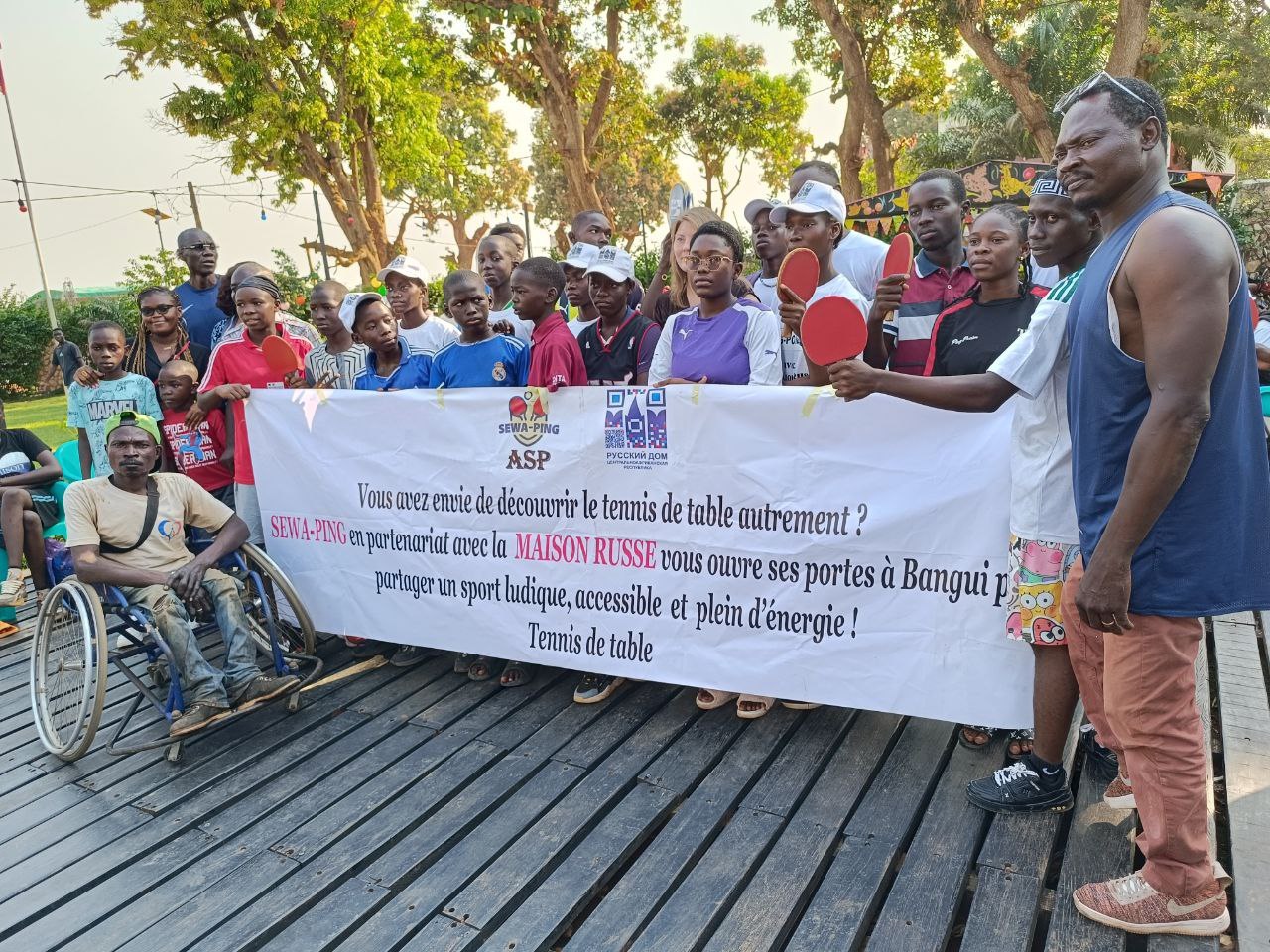 La Maison Russe de Bangui a accueilli la finale du tournoi interscolaire de tennis de table