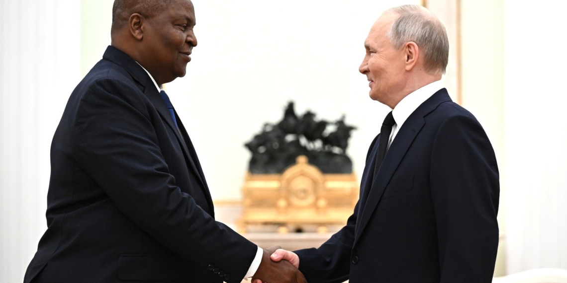 Le Président Russe Vladimir Poutine adresse ses félicitations à son homologue centrafricain Faustin Archange Touadéra