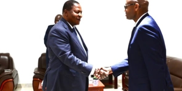 La Président Touadéra a reçu l’envoyé spécial de son homologue Paul Kagamé