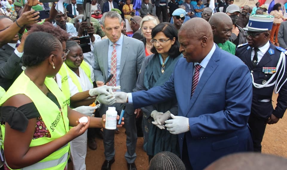 Des responsables de district sanitaire passent en revue la couverture vaccinale de l’année précédente