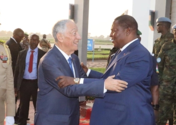 Le Président Portugais Marcelo Rebelo De Sousa en visite de travail de 48 heures en Centrafrique 