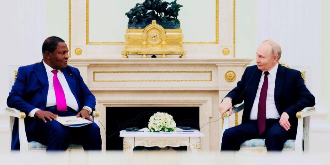 Le Président Touadéra poursuit son séjour en Russie et échange ce jeudi 05 mars avec son homologue Vladimir Poutine