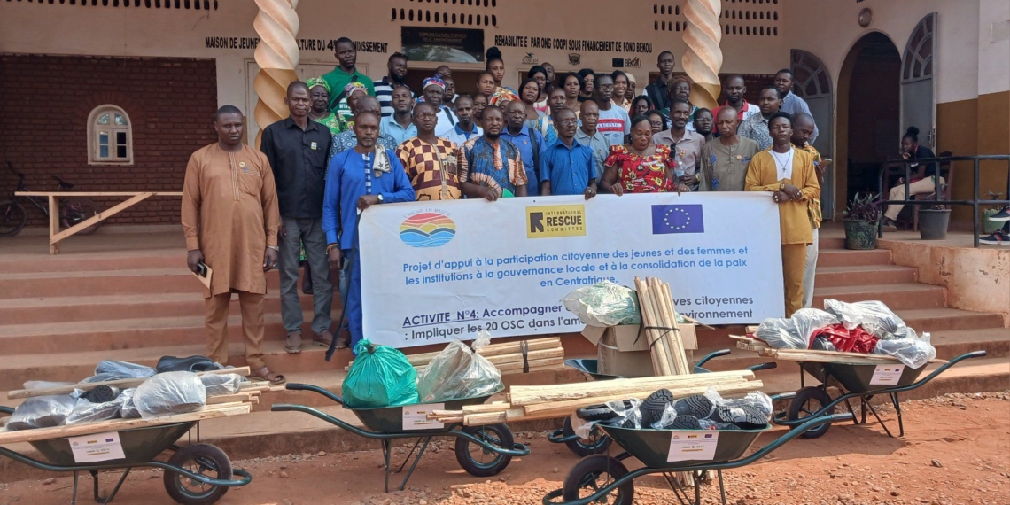 L’ONG «Avenir en Marche» dote les leaders communautaires de Bangui et de Begoua en kits de travail