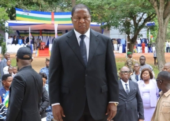 Le Président Touadéra lance le programme d’amélioration de la qualité de sons en RCA