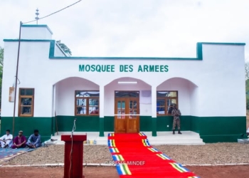 Le Président Touadéra inaugure la mosquée des armées au sein du Camp Kassaï