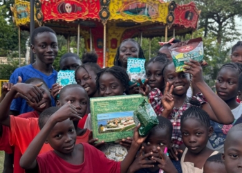 Fête de Pâques catholique : une centaine d’enfants célèbrent à la Maison Russe de Bangui