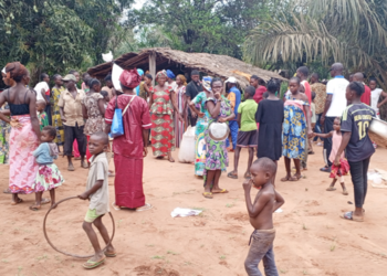 Martial Magokakpokégna, chef de village Yombo 1 plaide pour la construction des greniers et des aires de séchages
