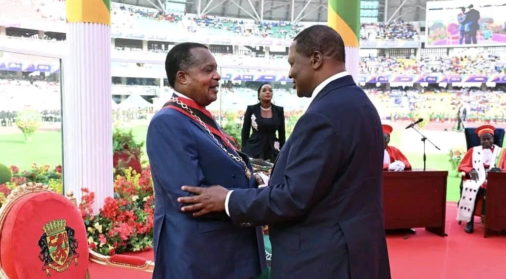 Le Président Touadéra a pris part à la cérémonie d’investiture de son homologue congolais de Brazzaville Denis Sassou Nguesso