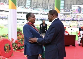 Le Président Touadéra a pris part à la cérémonie d’investiture de son homologue congolais de Brazzaville Denis Sassou Nguesso