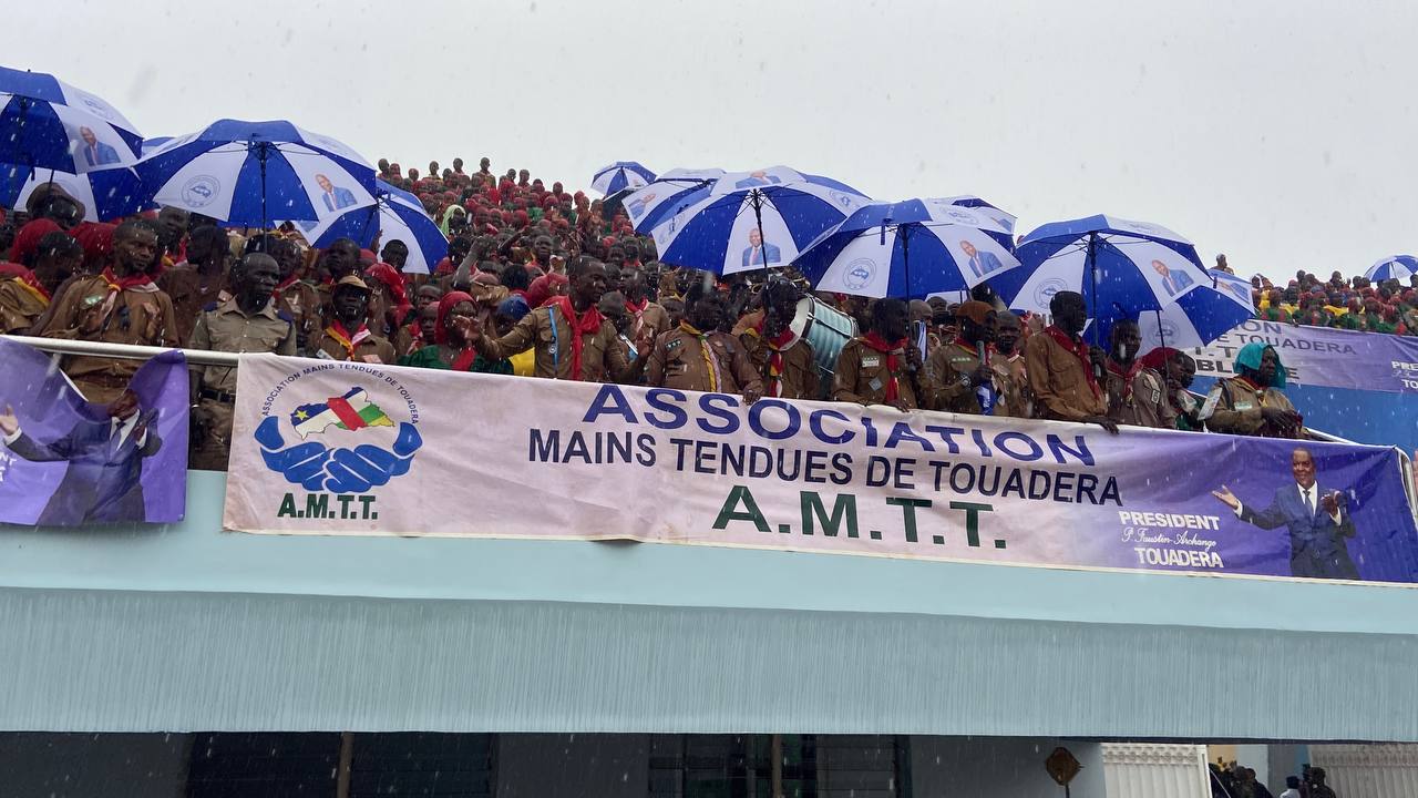 Damara, terre pionnière de la 7ème République accueille une marche de soutien aux idéaux politiques du Président Touadéra