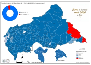 L’ICASEES dresse un bilan encourageant du RGPH-4 avec 96% de couverture du territoire de la RCA