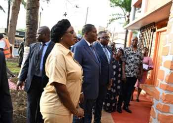 Le Président Touadéra visite la fin des travaux de réhabilitation du Musée Barthélemy Boganda