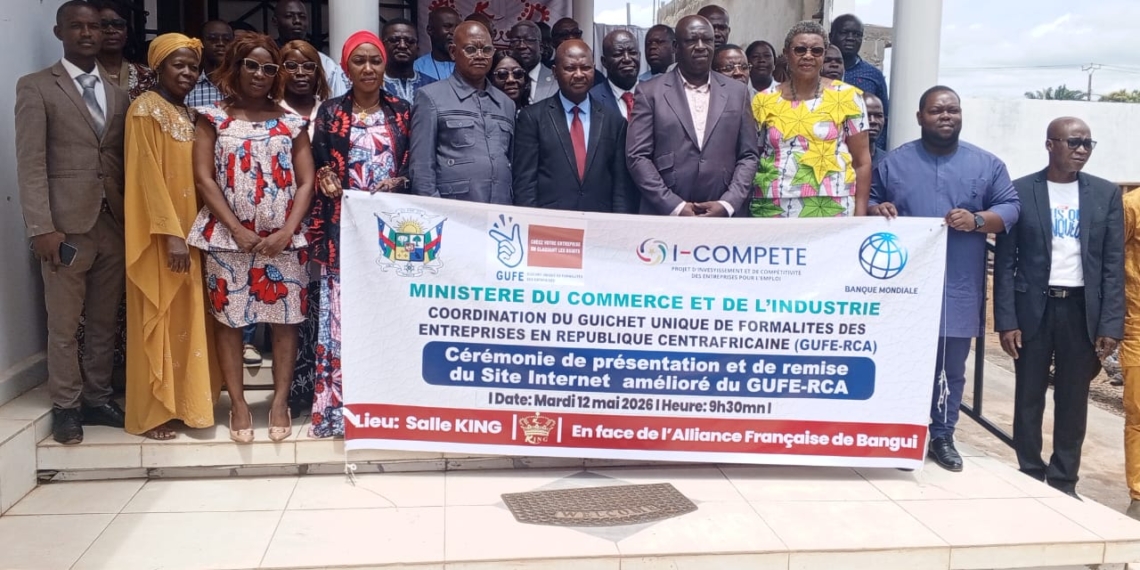 Centrafrique : le GUFE-RCA lance un site internet pour moderniser la création d’entreprises
