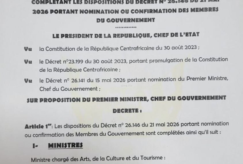 RCA : Félix Moloua dévoile un gouvernement de continuité avec dix nouveaux visages