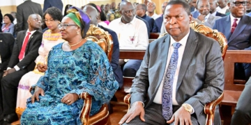 Consécration du nouvel Archevêque Coadjuteur de Bangui : le couple présidentiel Brigitte et Faustin Archange Touadéra a pris part