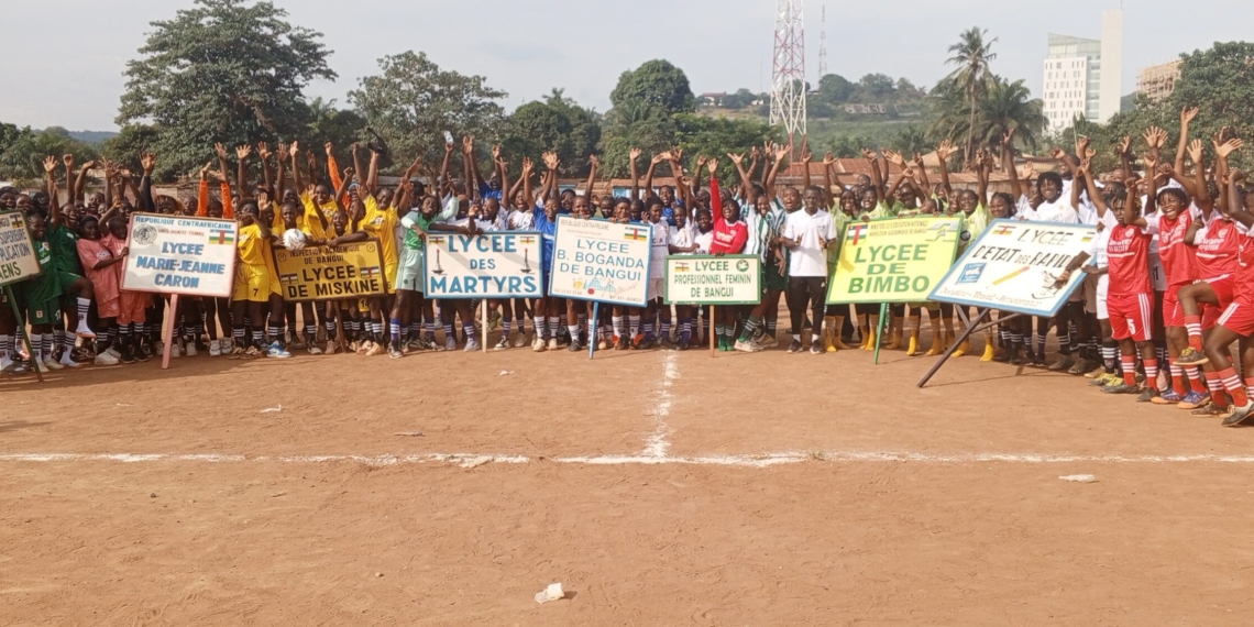 Sport scolaire : coup d’envoi de la première édition du tournoi interscolaire à Bangui