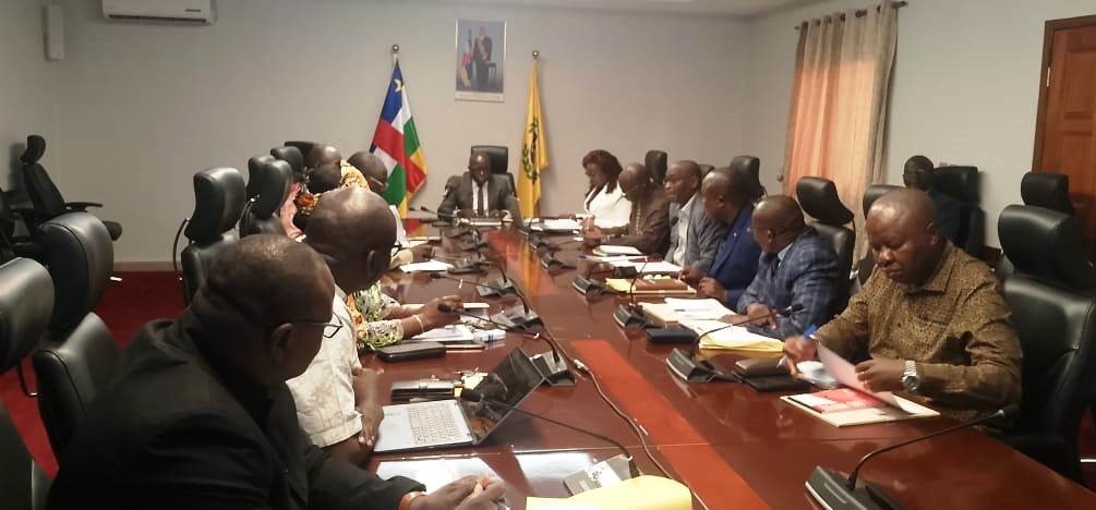 Le gouvernement centrafricain passe en revue le projet de gouvernance numérique