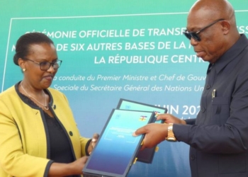 La base de la MINUSCA de Mbaïki rétrocédée au gouvernement centrafricain