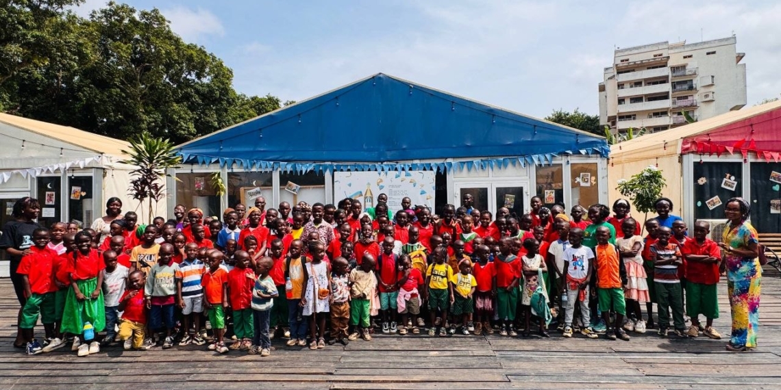 124 enfants de l&rsquo;Église Ecodim ont visité la Maison Russe de Bangui