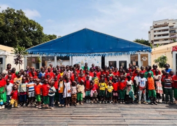 124 enfants visitent la Maison Russe de Bangui pour célébrer l&rsquo;Amour