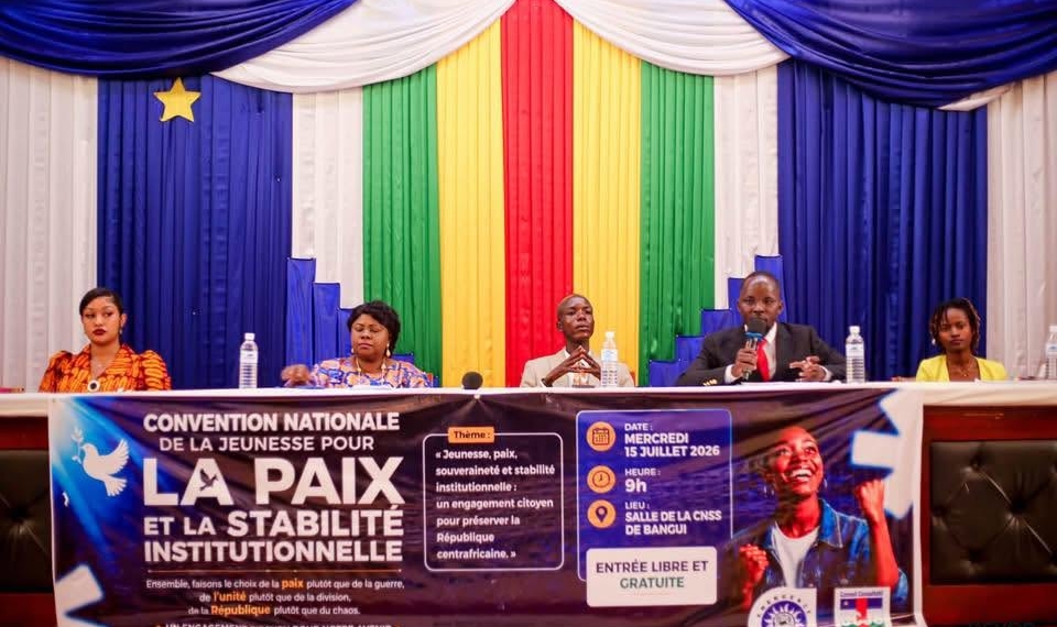 Des jeunes Centrafricains sensibilisés pour la protection et la défense de la souveraineté nationale