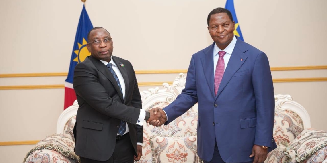Au Palais de la Renaissance, le Président Touadéra a reçu 5 Ambassadeurs accrédités en RCA