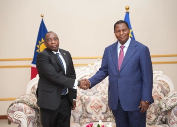 Au Palais de la Renaissance, le Président Touadéra a reçu 5 Ambassadeurs accrédités en RCA