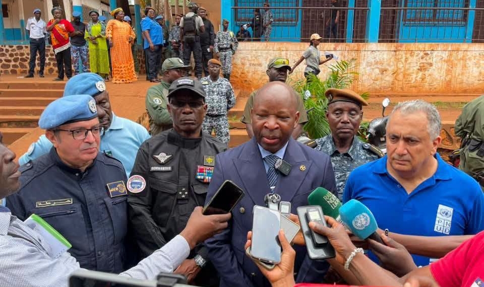 Le gouvernement centrafricain lance le processus de recrutement de 500 futurs élèves Gendarmes et Policiers