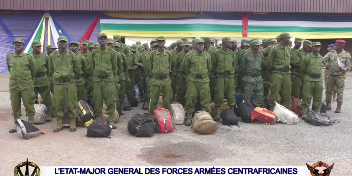 Une première vague de 1800 soldats FACA formés en Ouganda est de retour à Bangui