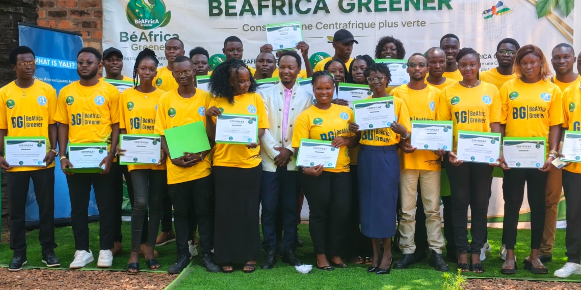 «Bê-Africa Greener» et Yali honorent l’engagement climatique de la jeunesse centrafricaine