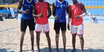 Beach-Volley : Eloi Gondjé note un bilan satisfaisant des Fauves de Bas-Oubangui au championnat d’Afrique d’Alexandrie en Egypte