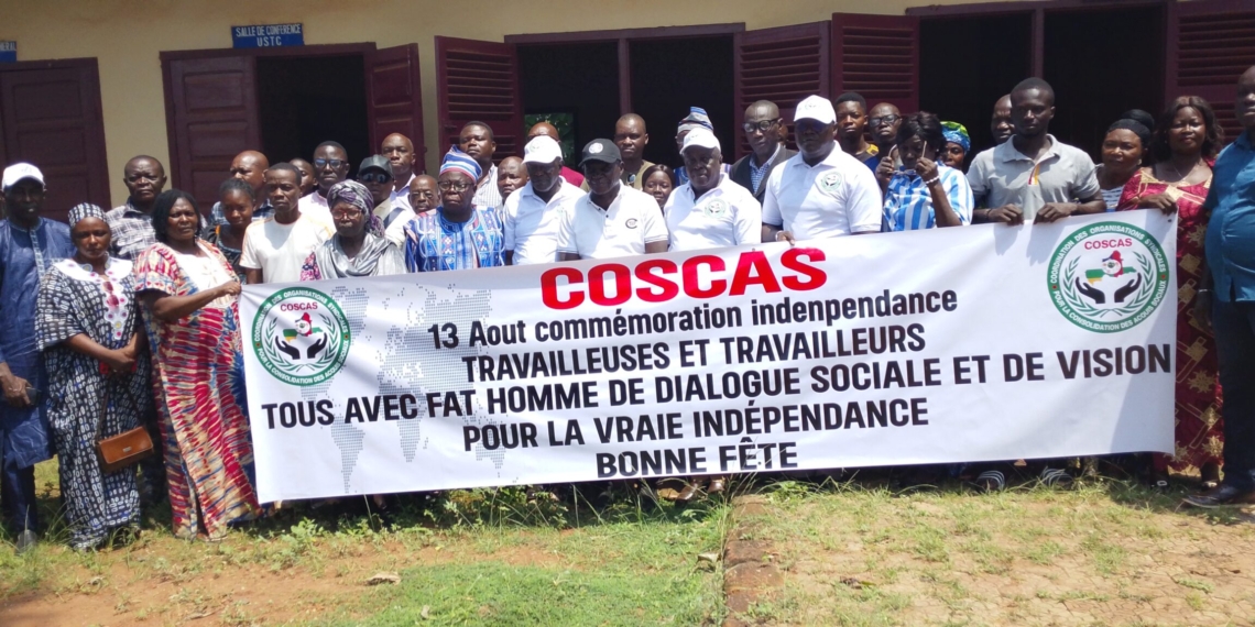 66ème anniversaire d’Indépendance de la RCA : la COSCAS appelle au dialogue social et à la préservation des acquis des travailleurs