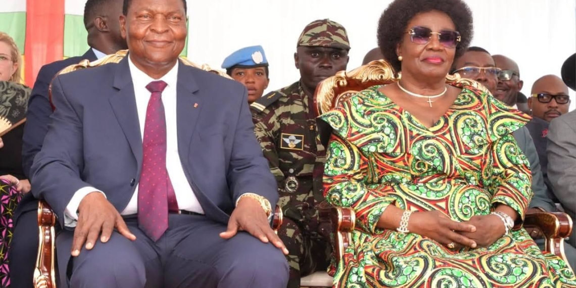 Le Président Touadéra a honoré sa présence la parade militaire marquant le 66ème anniversaire de l’indépendance de la RCA au Camp Kassaï