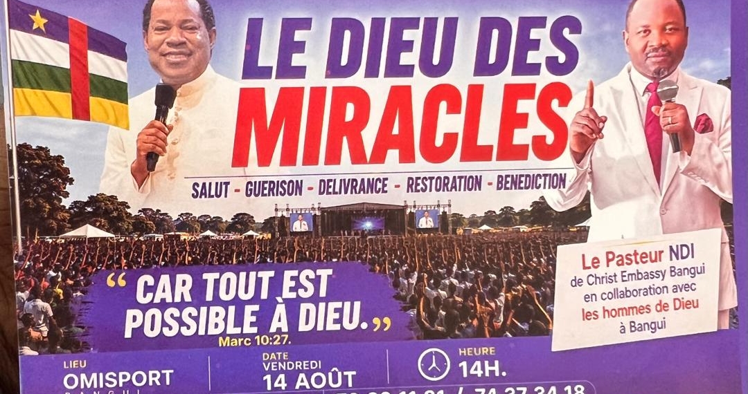 La mission «Christ Embassy» en Centrafrique entend contribuer à la réduction de chômage dans le pays