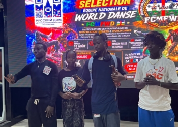 Quatre (4) jeunes centrafricains sélectionnés pour représenter la RCA à la compétition de Fitness au Cameroun