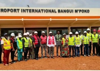 Aéroport Bangui M’Poko : Herbert Gotran Djono évalue l’avancée des travaux de modernisation