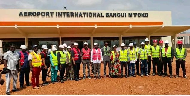 Aéroport Bangui M’Poko : Herbert Gotran Djono évalue l’avancée des travaux de modernisation