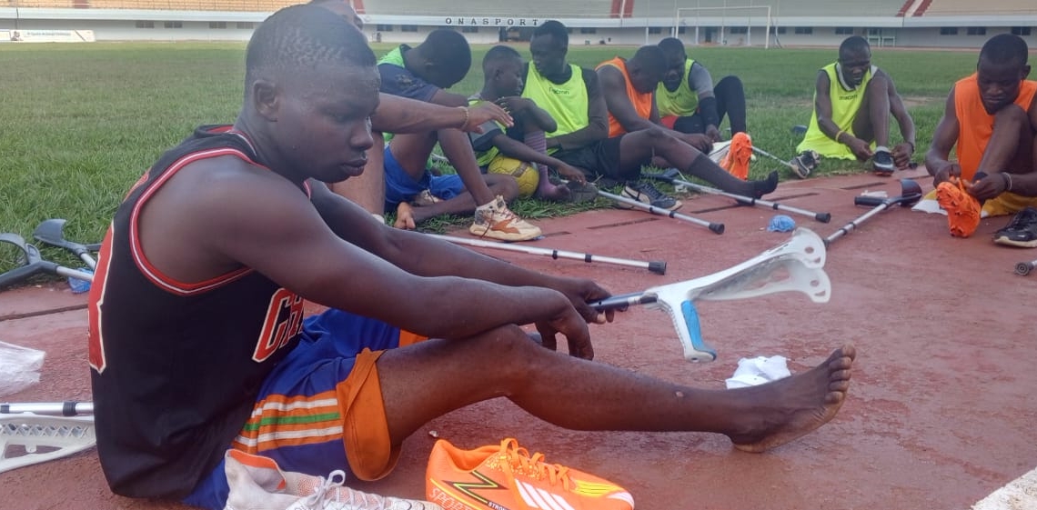 Les Fauves amputés de Bas-Oubangui de football déterminés pour hisser les couleurs du drapeau centrafricain en Russie