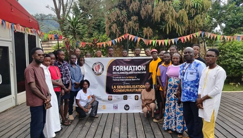 Des slameurs Centrafricains renforcent leurs capacités au Centre Culturel Maison Russe de Bangui