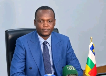 Le Ministre Héritier Doneng annonce la réhabilitation globale du Complexe Sportif Barthélemy Boganda dans un bref délai