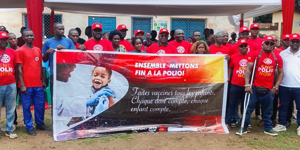 Poliomyélite : le Rotary International intensifie la sensibilisation à Bimbo